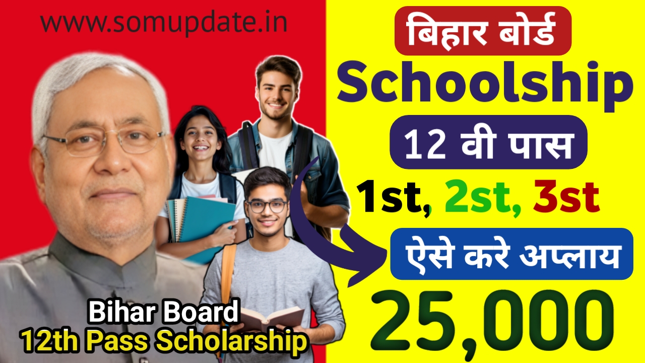Bihar Board 12th Pass Scholarship 2025 Online Form Apply